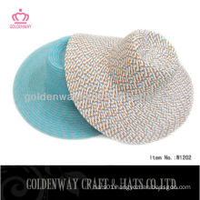 lady flat top straw hat